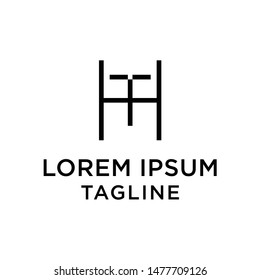 initial letter logo HT, TH, logo template 