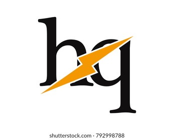 Initial letter logo ia lowercase thunder vector design