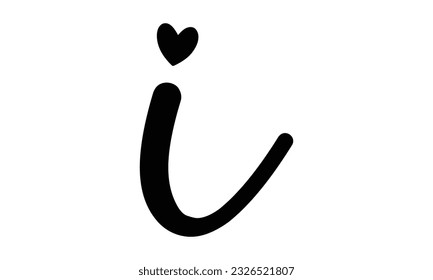 Initial Letter i Logo, icon