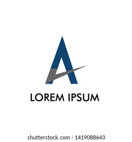 A initial letter logo icon for business name company