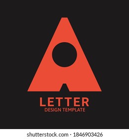 Initial Letter A Logo Icon Concept. Creative Minimal Alphabet Emblem Design Template. Graphic Symbol for Corporate Business Identity.Creative Vector Graphic Element.