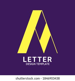 Anfangsbuchstaben eines Logo-Symbolkonzepts. Creative Minimal Alphabet Emblem Design Template. Grafisches Symbol für die Unternehmensidentität.Creative Vector Graphic Element.