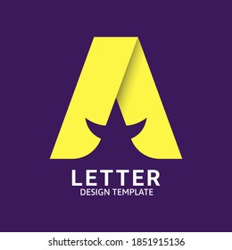 Initial Letter A Logo Icon Concept. Creative Minimal Alphabet Emblem Design Template. Graphic Symbol for Corporate Business Identity.Creative Vector Graphic Element.
