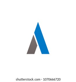 Initial letter a logo icon design template vector