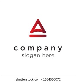 Initial Letter A logo icon design template elements - vector sign. Business card templates. 
