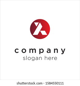 Initial Letter A logo icon design template elements - vector sign. Business card templates. 