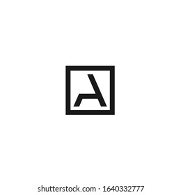 Initial Letter A logo icon design template elements - vecto