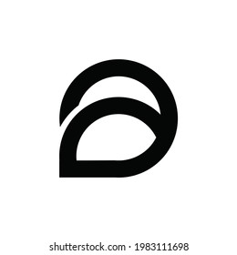 initial letter A logo or icon monogram. EPS 10