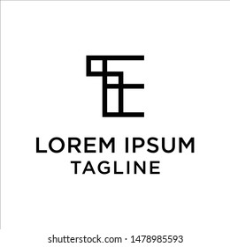 initial letter logo IE, EI, logo template