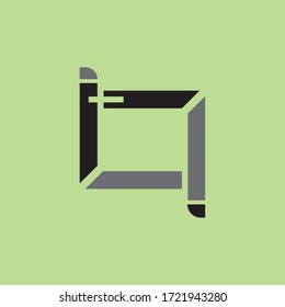 Initial letter logo IOI vector monogram