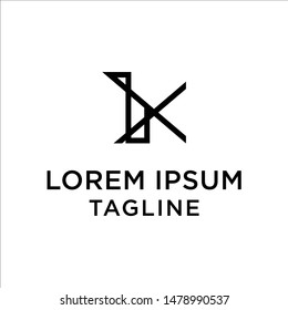 initial letter logo IX, XI, logo template