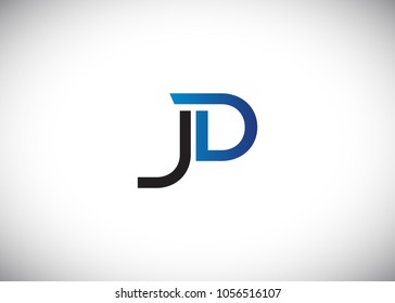 Initial Letter Logo Jd Dj Logo Stock Vector (Royalty Free) 1056516107 ...