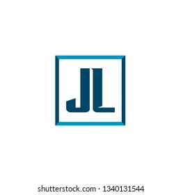 Initial Letter Logo JL Template Vector Design