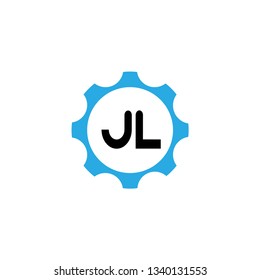 Initial Letter Logo JL Template Vector Design