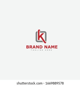 initial letter logo K logo template