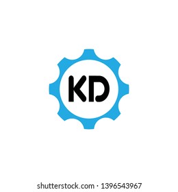 Initial Letter Logo KD Template Vector Design