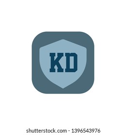 Initial Letter Logo KD Template Vector Design