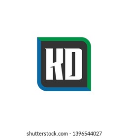Initial Letter Logo KD Template Vector Design