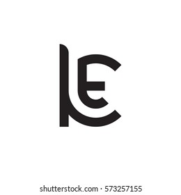 initial letter logo kt, tk, t inside k rounded lowercase black monogram