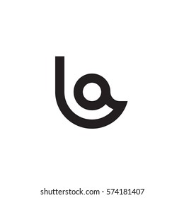 Initial Letter Logo La Al Circle Stock Vector (Royalty Free) 574181407 ...