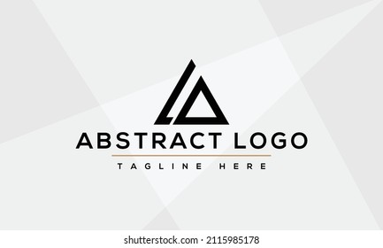Anfangsbuchstaben Logo LA, Logo-Vorlage