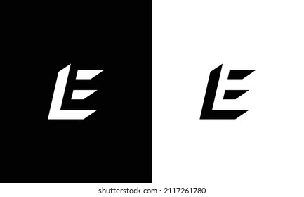 initial letter logo LE, LF, logo template