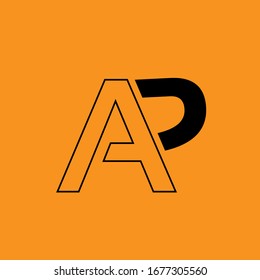 initial letter logo line unique modern