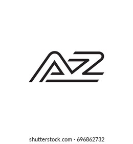 initial letter logo line unique modern