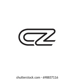 initial letter logo line unique modern