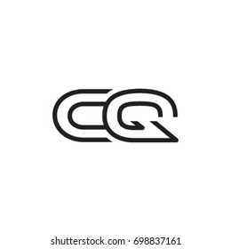 initial letter logo line unique modern