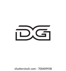 initial letter logo line unique modern