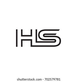initial letter logo line unique modern
