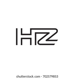 initial letter logo line unique modern