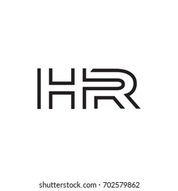 initial letter logo line unique modern