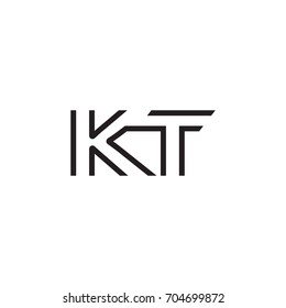 initial letter logo line unique modern