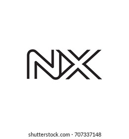 initial letter logo line unique modern