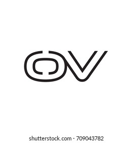 initial letter logo line unique modern