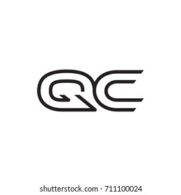 initial letter logo line unique modern