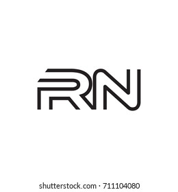 initial letter logo line unique modern