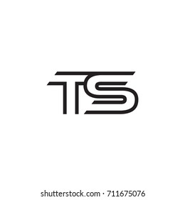initial letter logo line unique modern