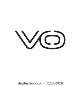 initial letter logo line unique modern