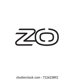 initial letter logo line unique modern