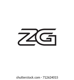 initial letter logo line unique modern