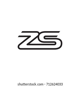 initial letter logo line unique modern