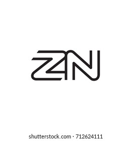 initial letter logo line unique modern