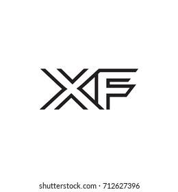 initial letter logo line unique modern