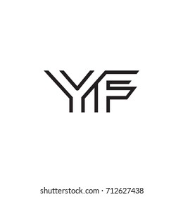 initial letter logo line unique modern