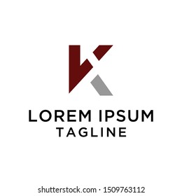 initial letter logo LK, logo template