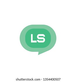 Initial Letter Logo LS Template Vector Design