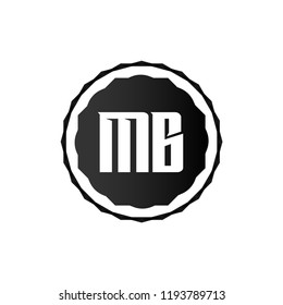 Initial Letter Logo MB Template Design